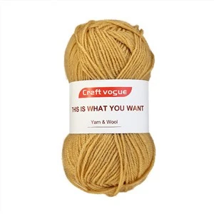 Fil acrylique marron