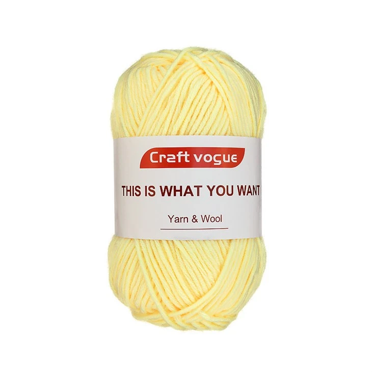 Fil de coton au lait 4 plis