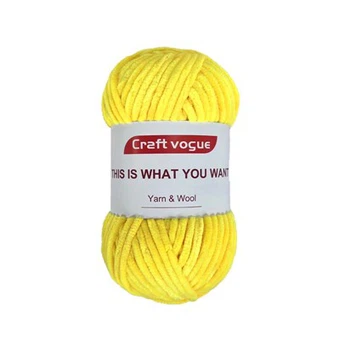 Fil de chenille en velours